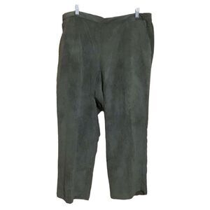 Alfred Dunner Woman Green‎ Casual Dress Pants 20W